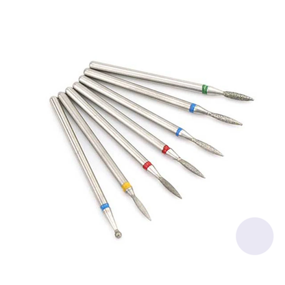 7-Piece Nail Drill Bit Set - Professional Nail Art & Cuticle Care