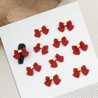 Pack of 3D Bow Charms - 10 Units per Set