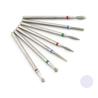 7-Piece Nail Drill Bit Set - Professional Nail Art & Cuticle Care