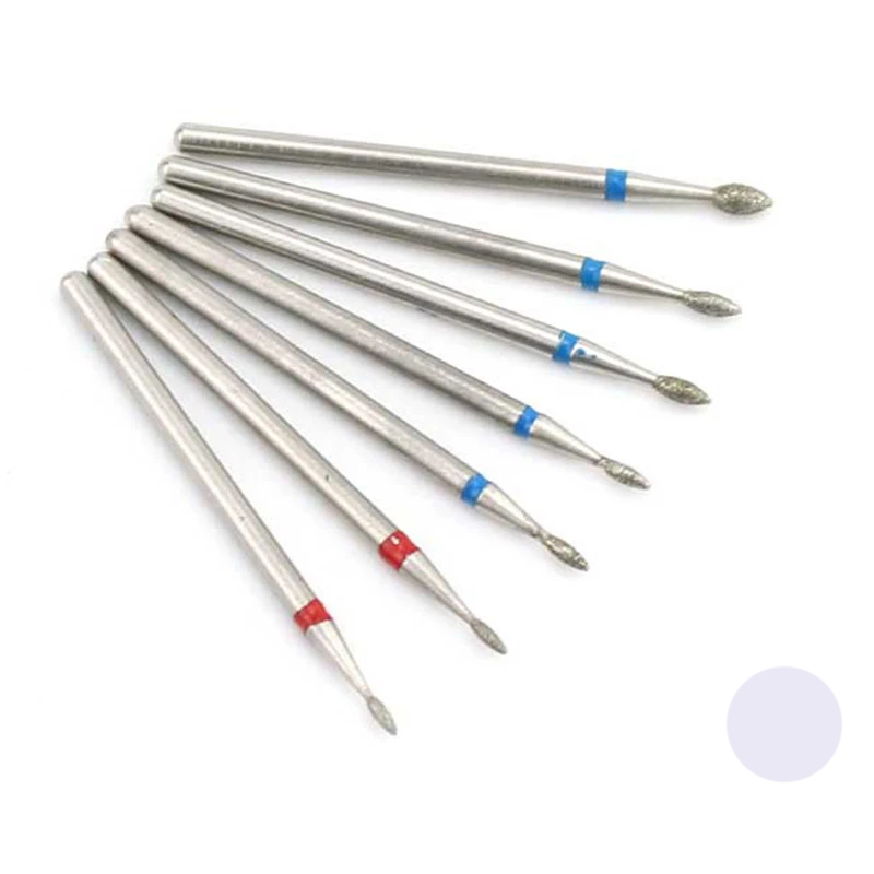 7-Piece Nail Drill Bit Set - Professional Nail Art & Cuticle Care