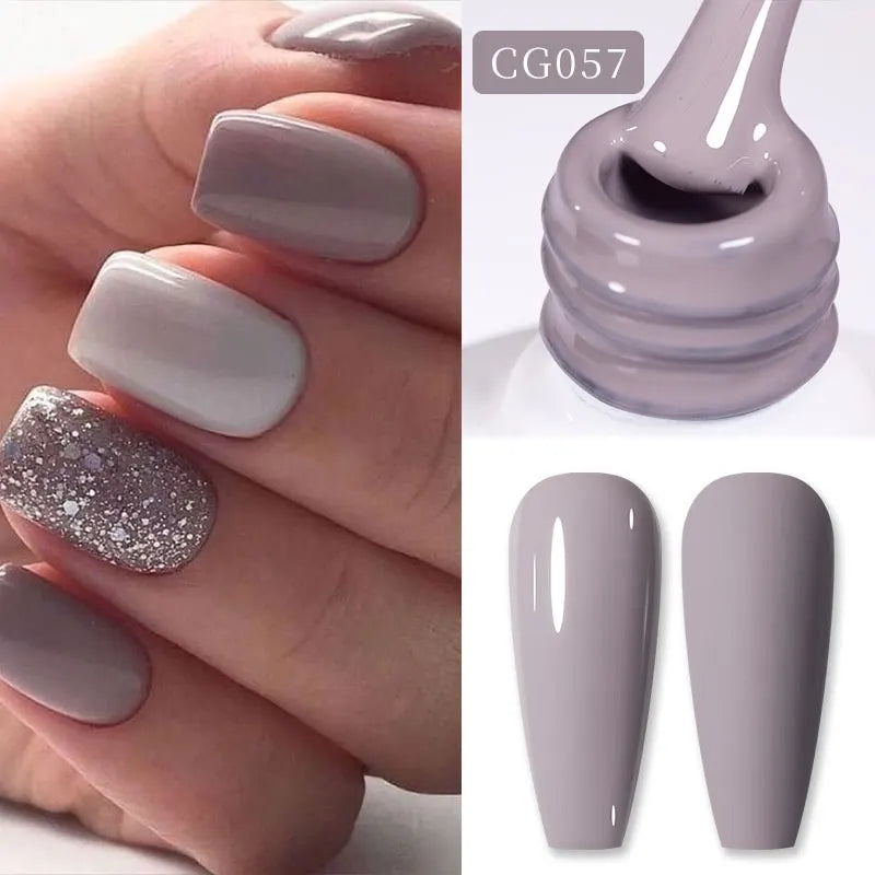 Semi-Permanent Nail Polish in Various Colors - 10ml