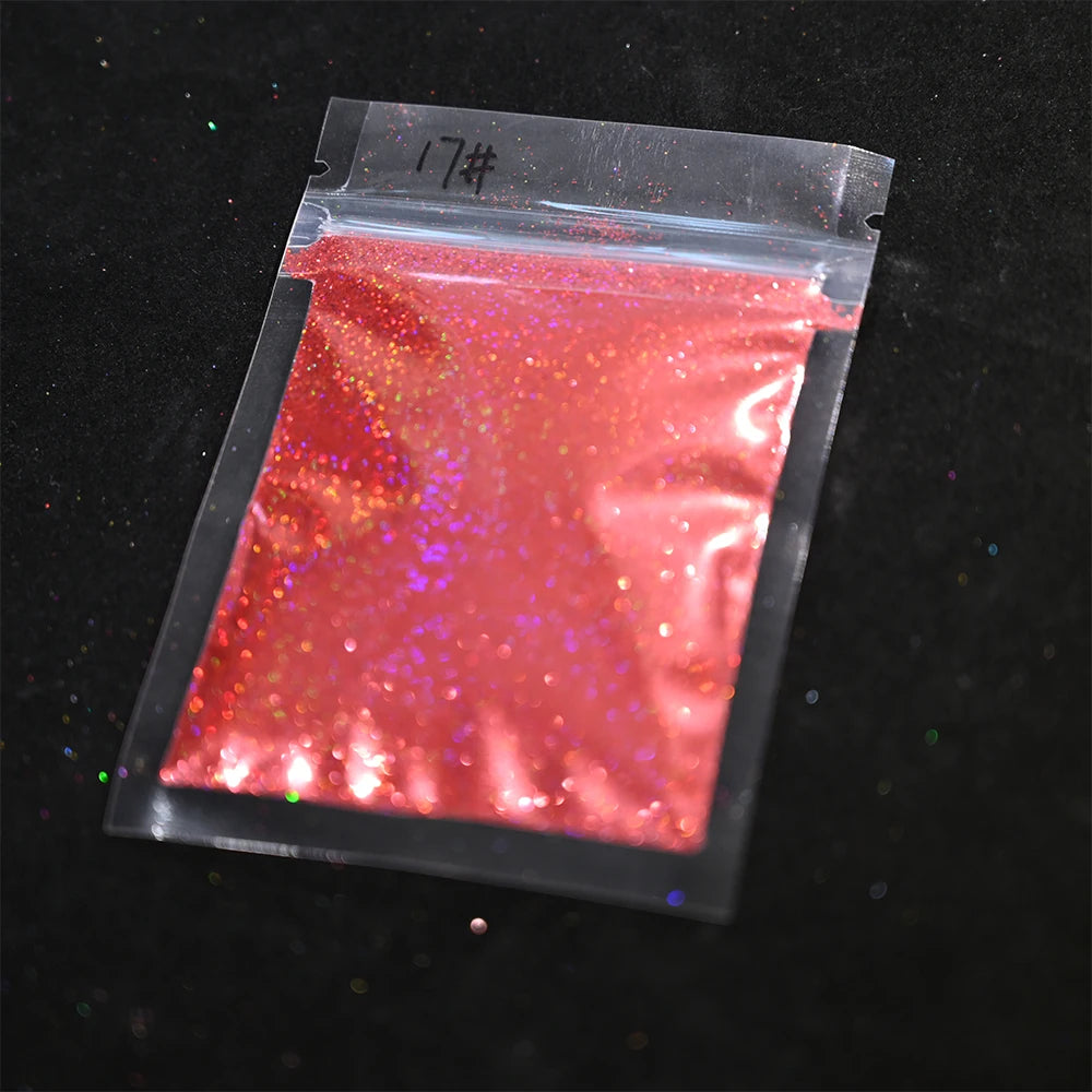 Polvo Holográfico para Uñas - Glitter (5g por Bolsa)