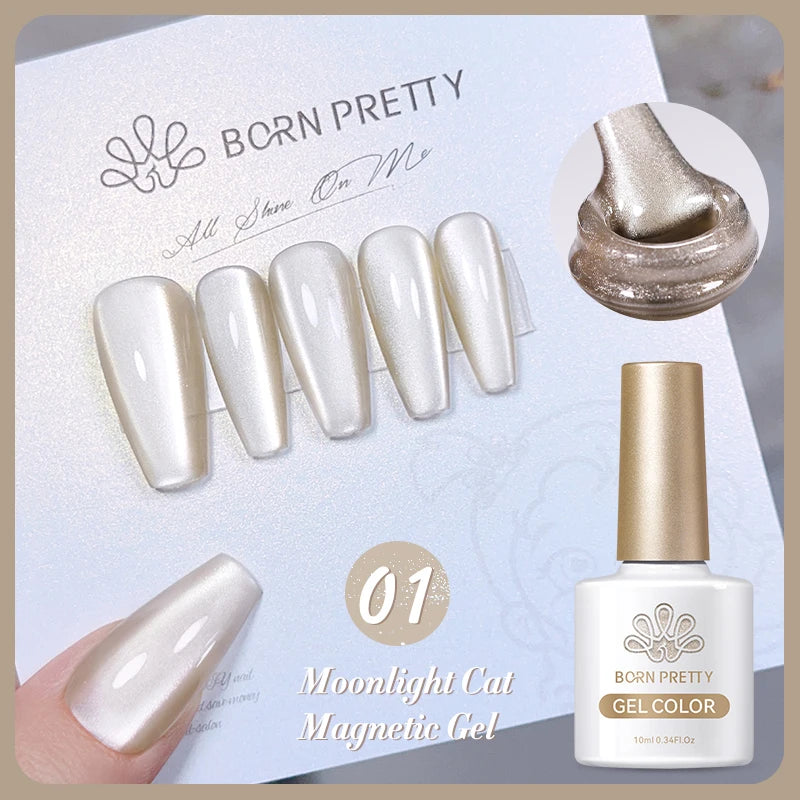 Moonlight Cat Eye Effect Nail Polish - 10ml