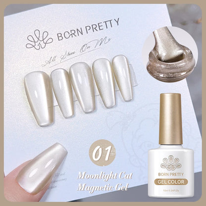 Moonlight Cat Eye Effect Nail Polish - 10ml