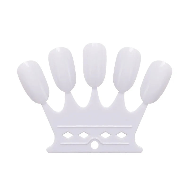 50-Piece Round Crown Nail Display Set