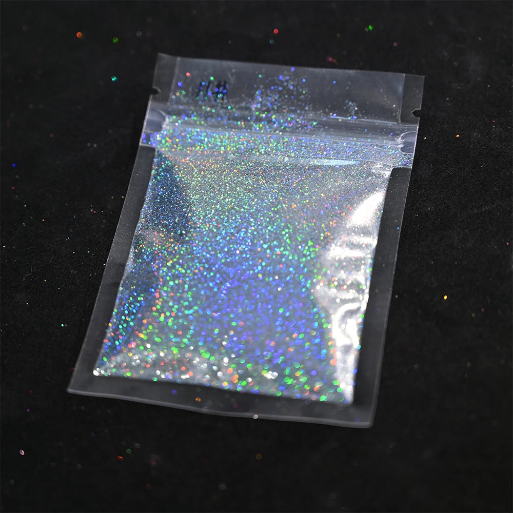 Polvo Holográfico para Uñas - Glitter (5g por Bolsa)