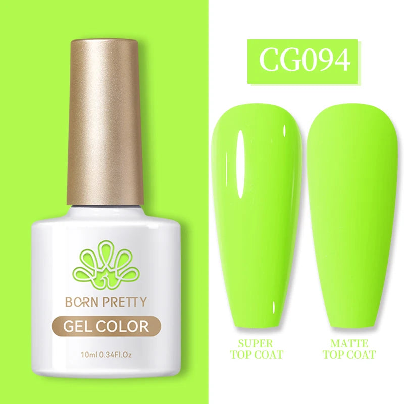 Fluorescent Semi-Permanent Gel Nail Polish - 10ml