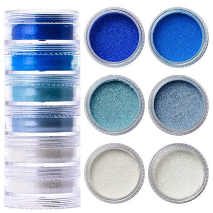 Glitter Powder Set – 5 Colors (2g per Jar)
