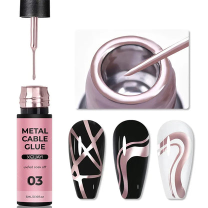 Metallic Gel Nail Polish - 5ML