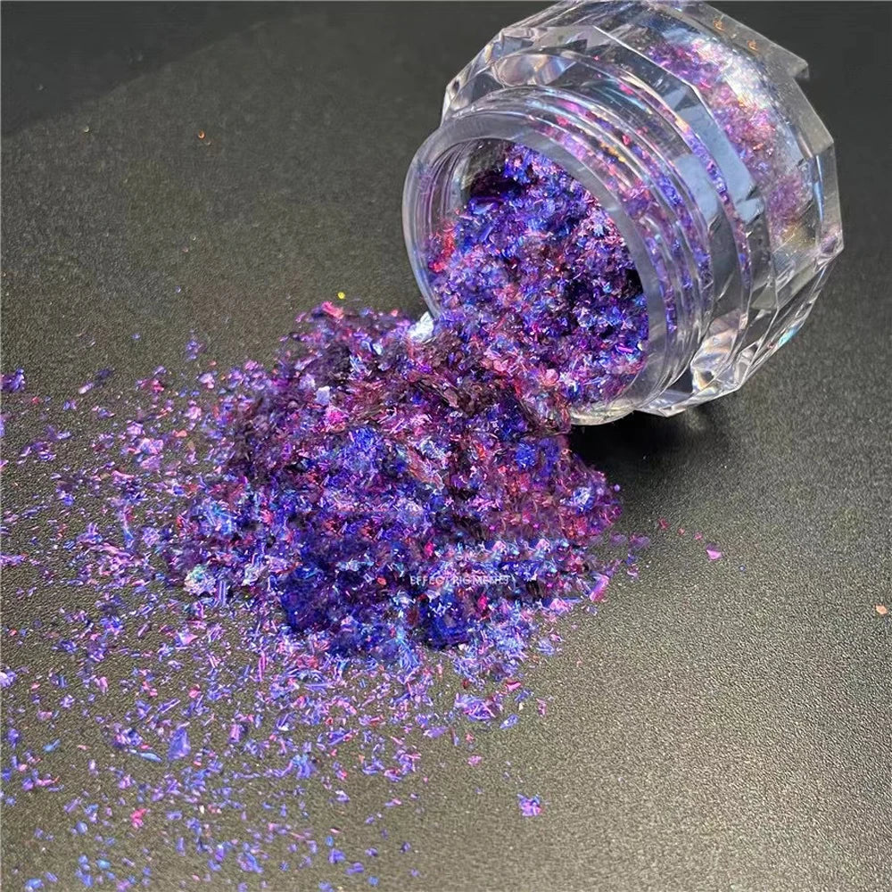 Holographic Chameleon Effect Flakes for Nails (1 Box of 3g)
