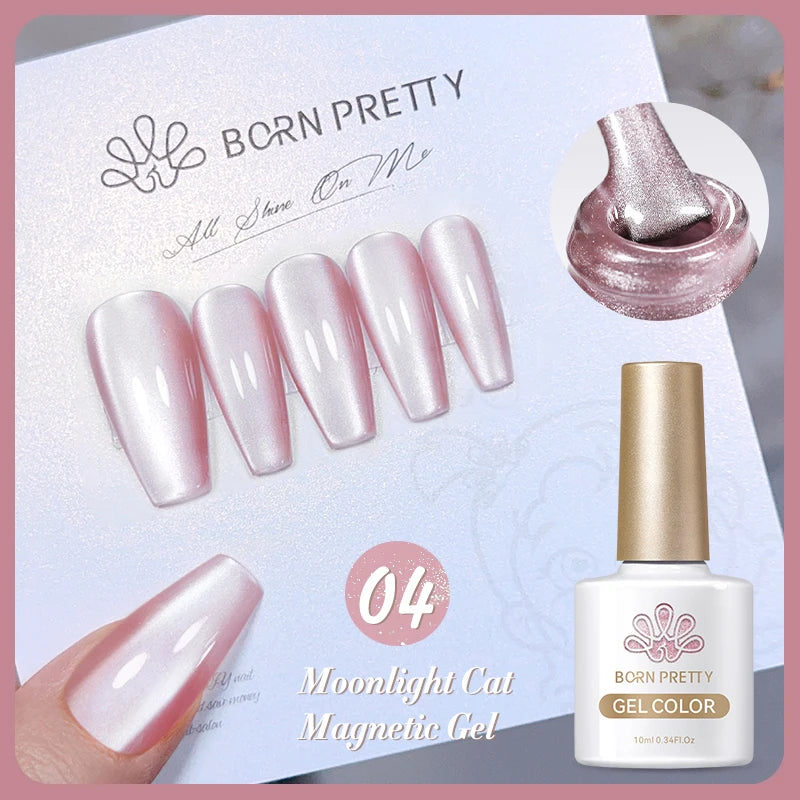 Moonlight Cat Eye Effect Nail Polish - 10ml