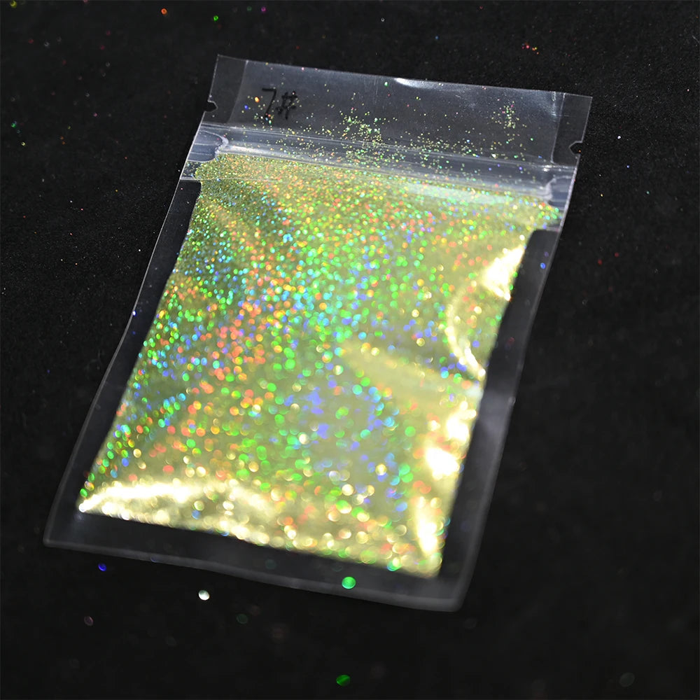 Holographic Glitter Powder for Nails – 5g Bag