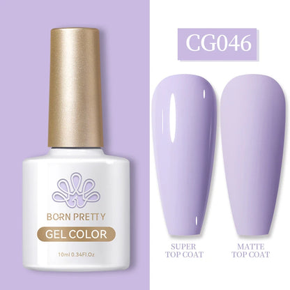 Semi-Permanent Gel Nail Polish in Pastel Colors - 10ml