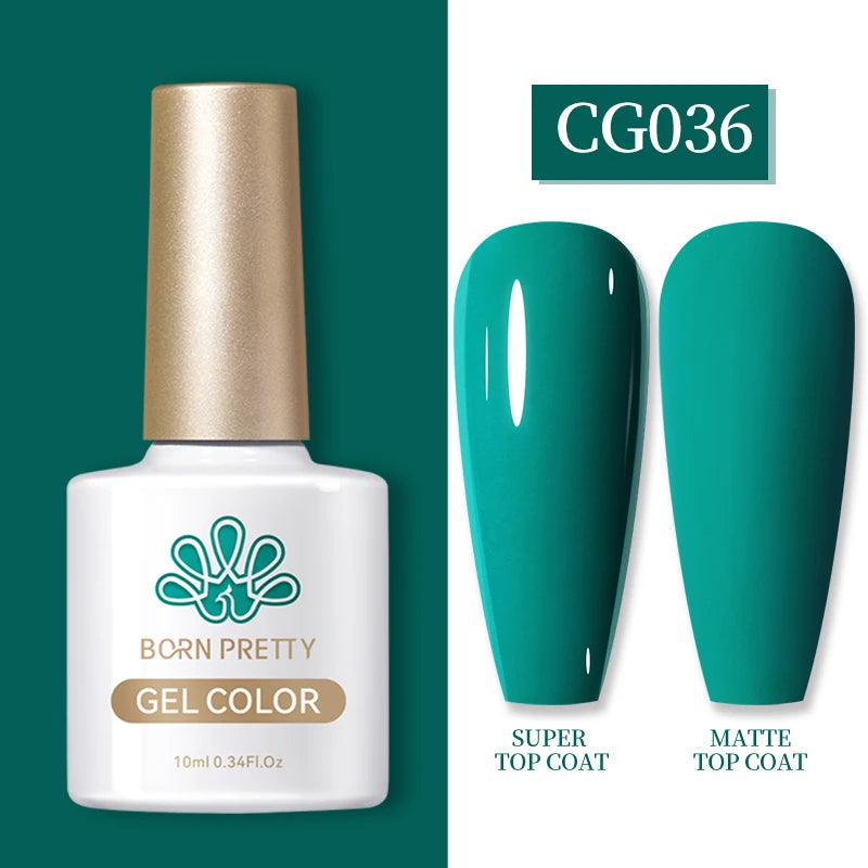 Semi-Permanent Solid Color Gel Nail Polish - 10ml