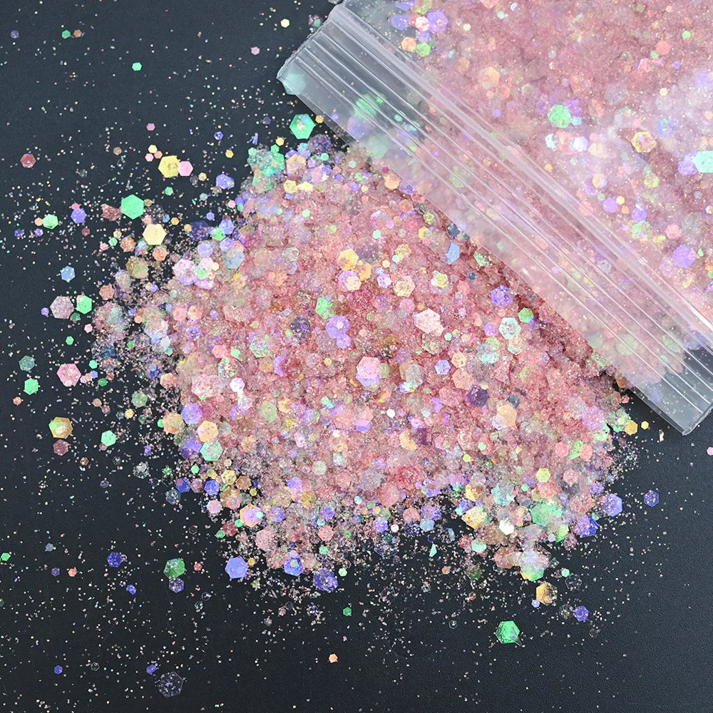 Holographic Glitter for Nail Art - Angel Symphony (50g per Bag)