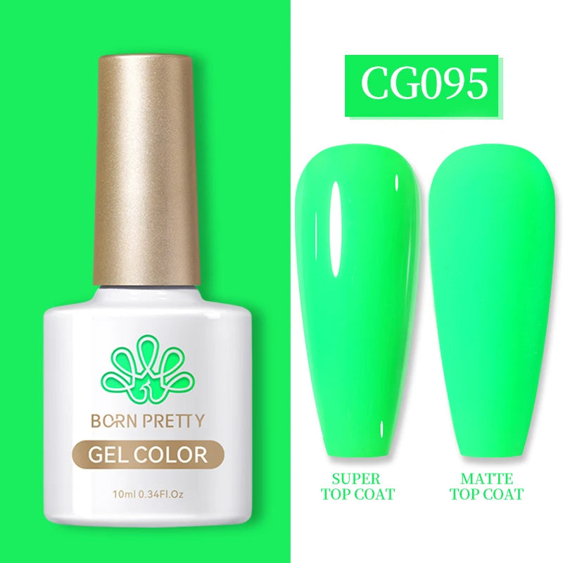 Fluorescent Semi-Permanent Gel Nail Polish - 10ml