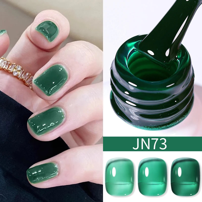 Jelly Effect Nail Polish in Colors - 10ml