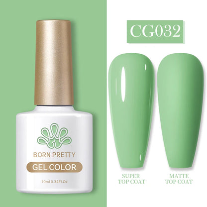 Semi-Permanent Solid Color Gel Nail Polish - 10ml