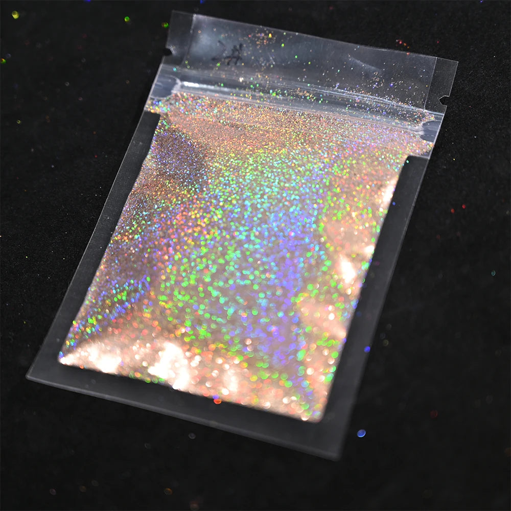 Polvo Holográfico para Uñas - Glitter (5g por Bolsa)