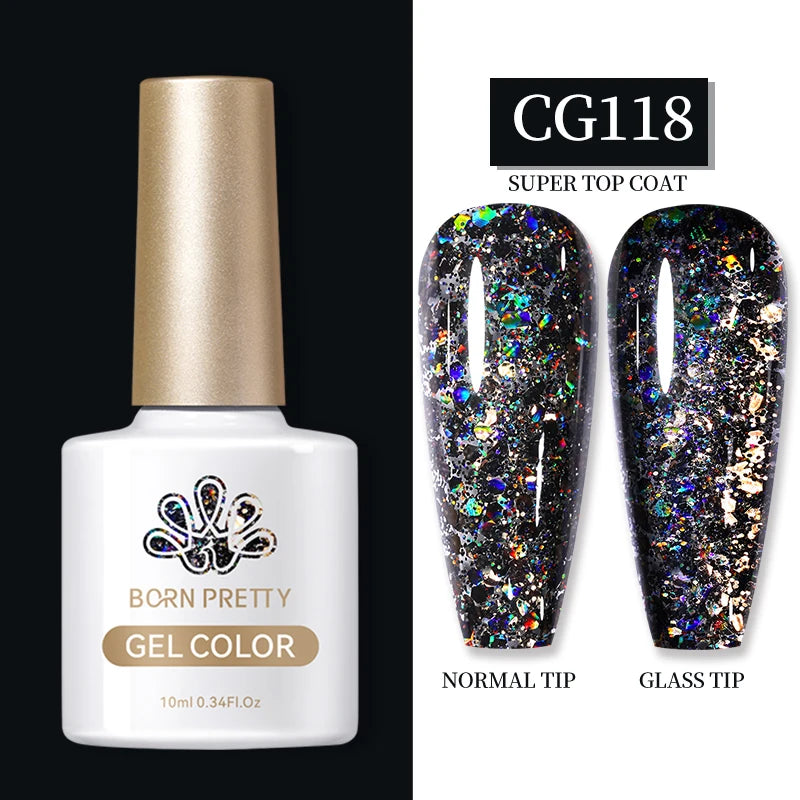 Esmalte Semi-Permanente con Glitter - 10ml