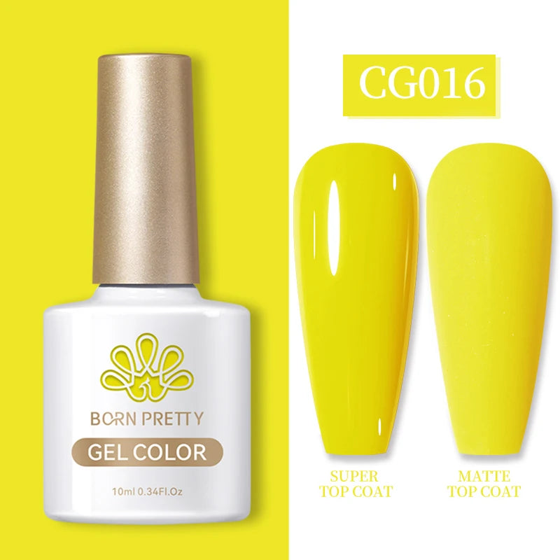 Fluorescent Semi-Permanent Gel Nail Polish - 10ml