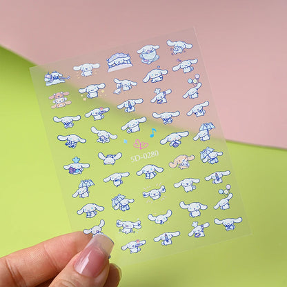 Sanrio 3D Nail Stickers - 1 Sheet