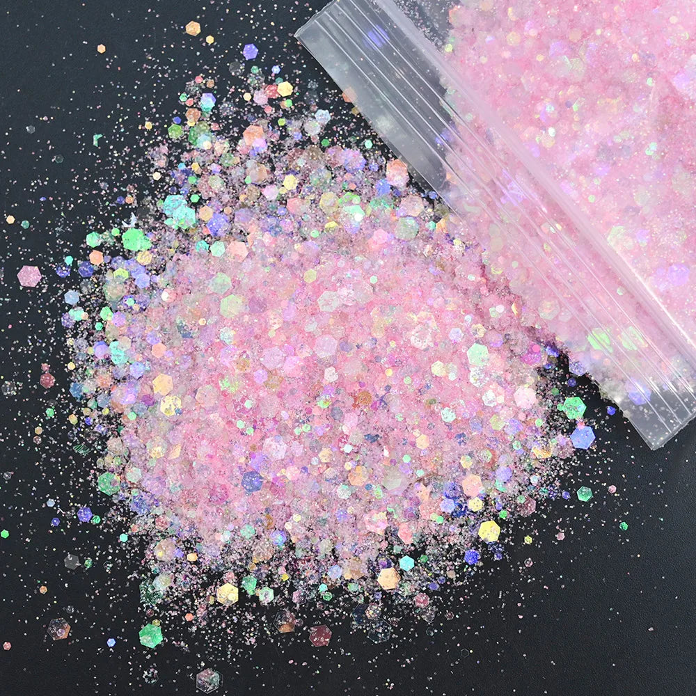 Holographic Glitter for Nail Art - Angel Symphony (50g per Bag)