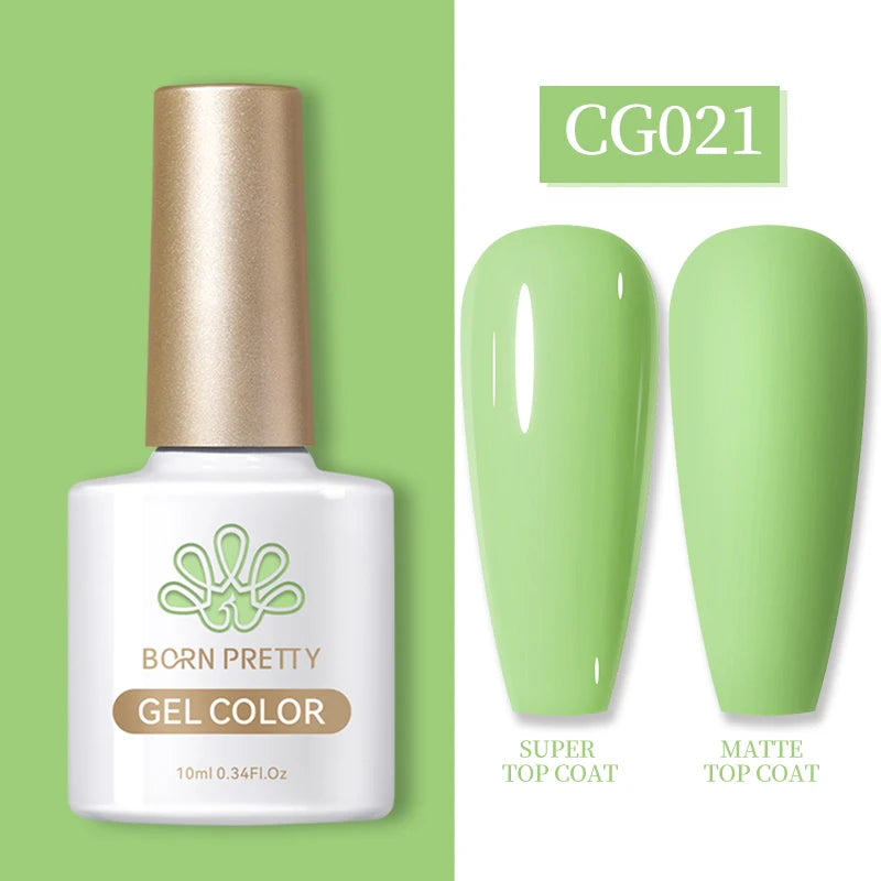 Semi-Permanent Solid Color Gel Nail Polish - 10ml