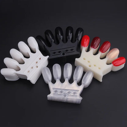 50-Piece Round Crown Nail Display Set