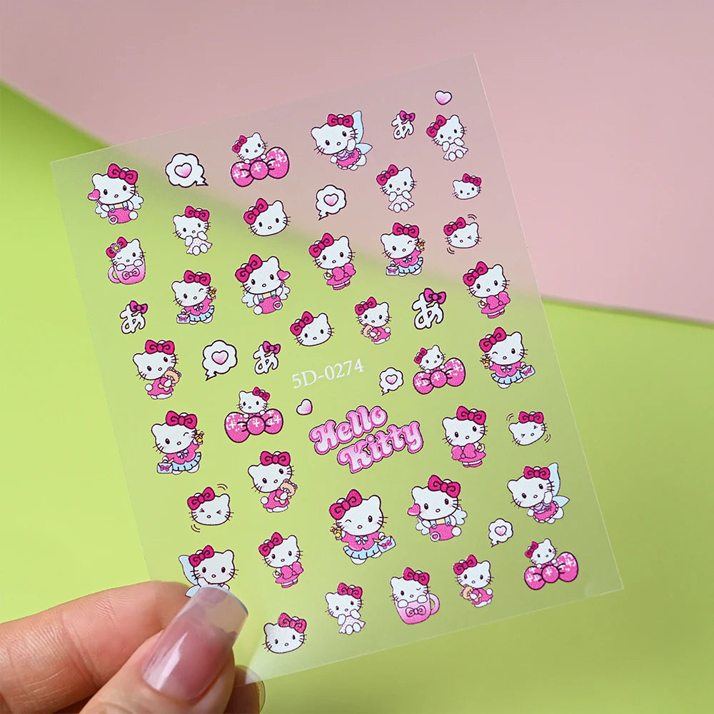 Sanrio 3D Nail Stickers - 1 Sheet