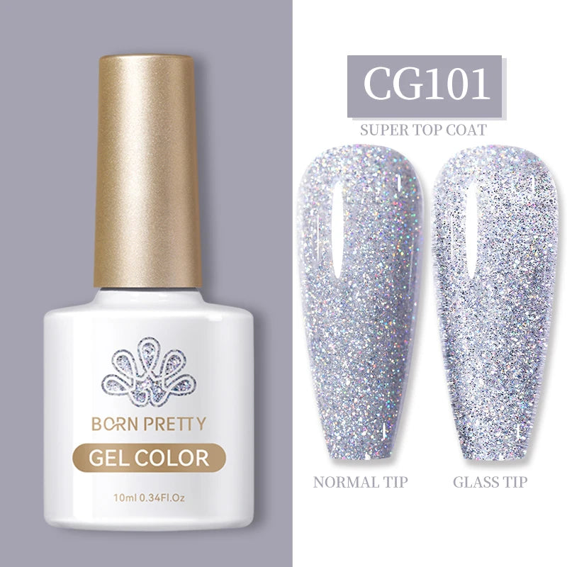 Semi-Permanent Glitter Gel Nail Polish - 10ml