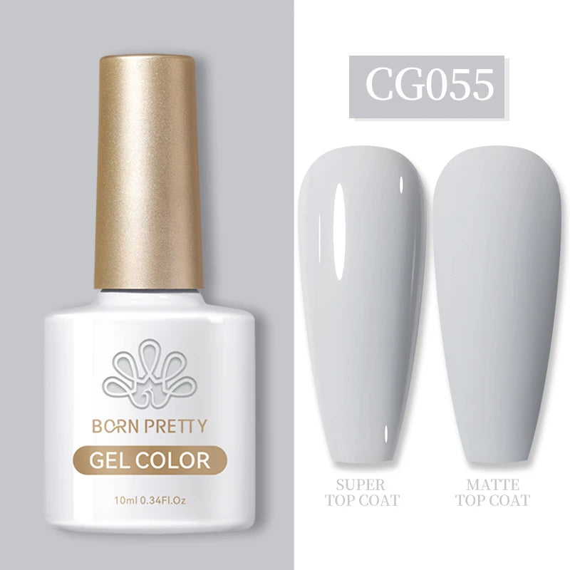 Semi-Permanent Gel Nail Polish in Pastel Colors - 10ml