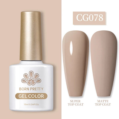 Semi-Permanent Gel Nail Polish in Pastel Colors - 10ml