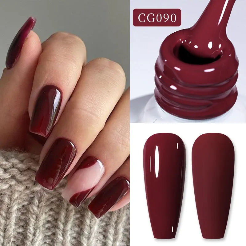 Semi-Permanent Nail Polish in Various Colors - 10ml