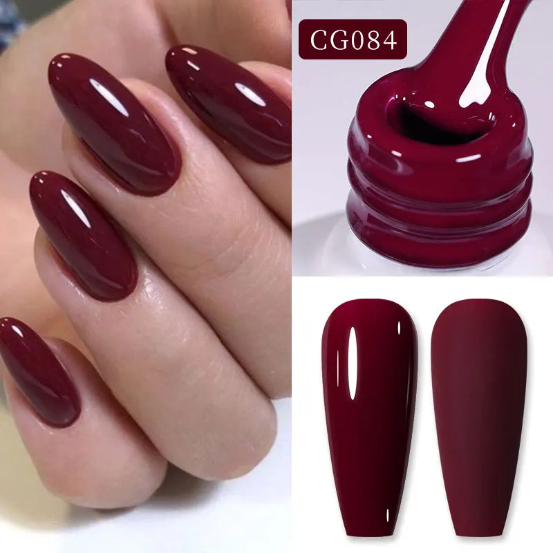 Semi-Permanent Nail Polish in Various Colors - 10ml