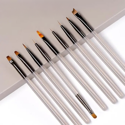 9-Piece Nail Art Brush Set