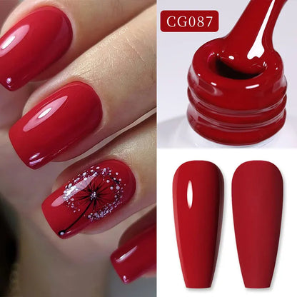 Semi-Permanent Nail Polish in Various Colors - 10ml