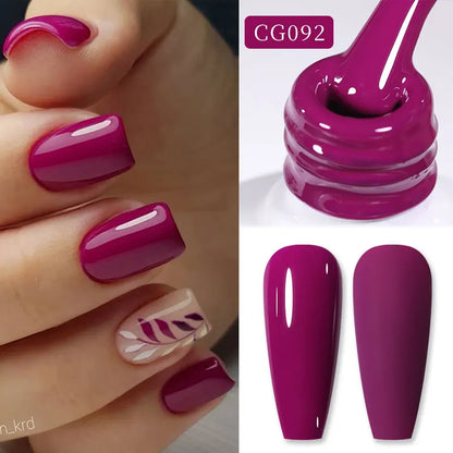 Semi-Permanent Nail Polish in Various Colors - 10ml