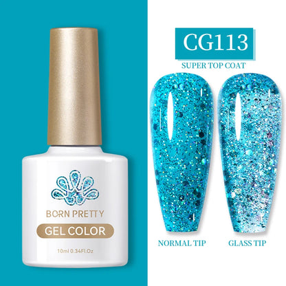 Esmalte Semi-Permanente con Glitter - 10ml