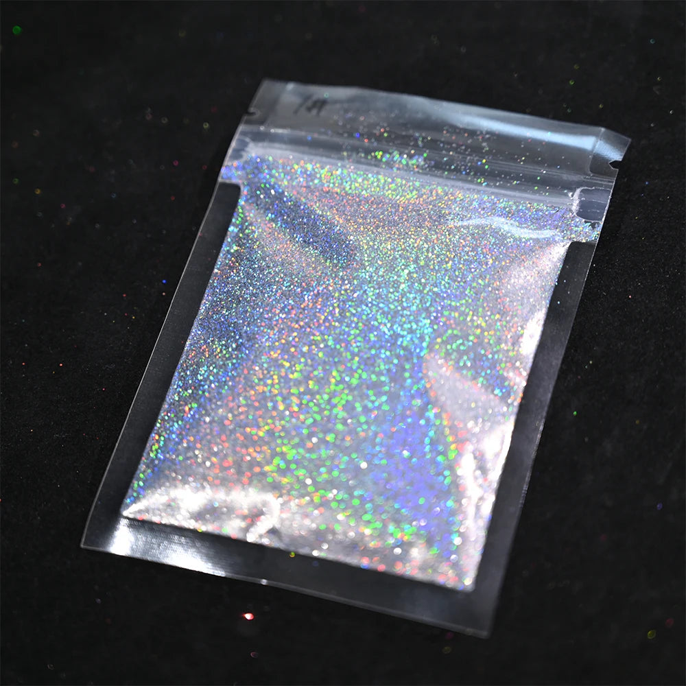 Polvo Holográfico para Uñas - Glitter (5g por Bolsa)