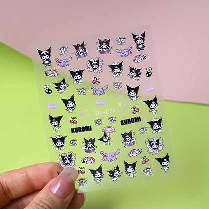 Sanrio 3D Nail Stickers - 1 Sheet