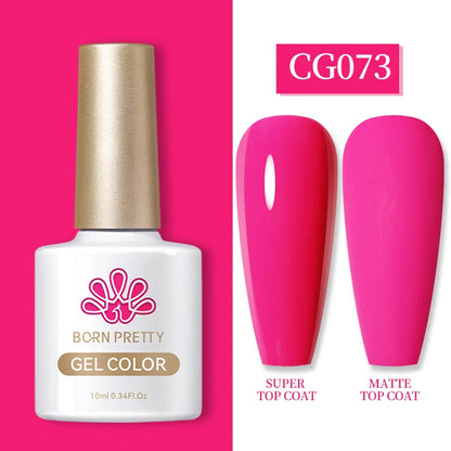 Fluorescent Semi-Permanent Gel Nail Polish - 10ml