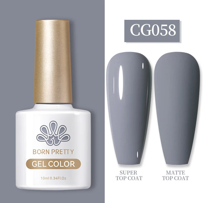 Semi-Permanent Solid Color Gel Nail Polish - 10ml