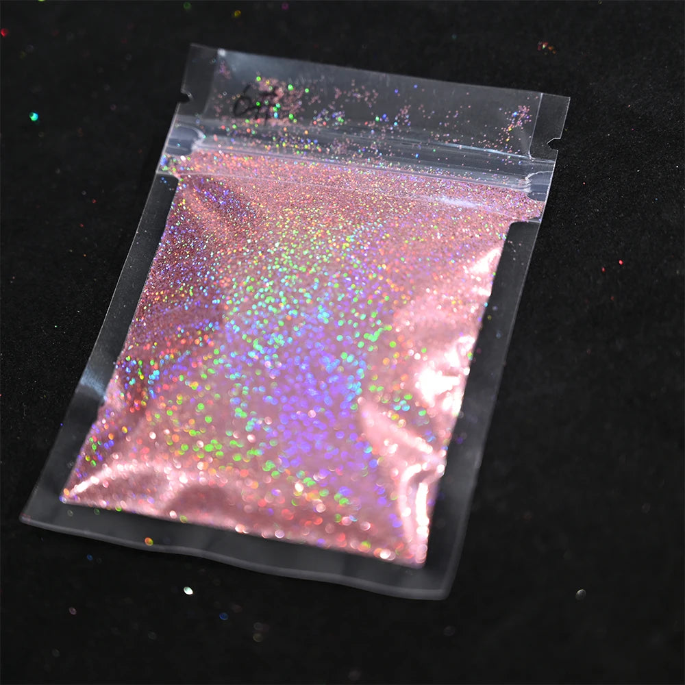 Holographic Glitter Powder for Nails – 5g Bag