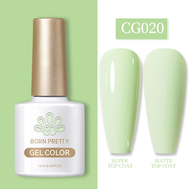 Semi-Permanent Gel Nail Polish in Pastel Colors - 10ml