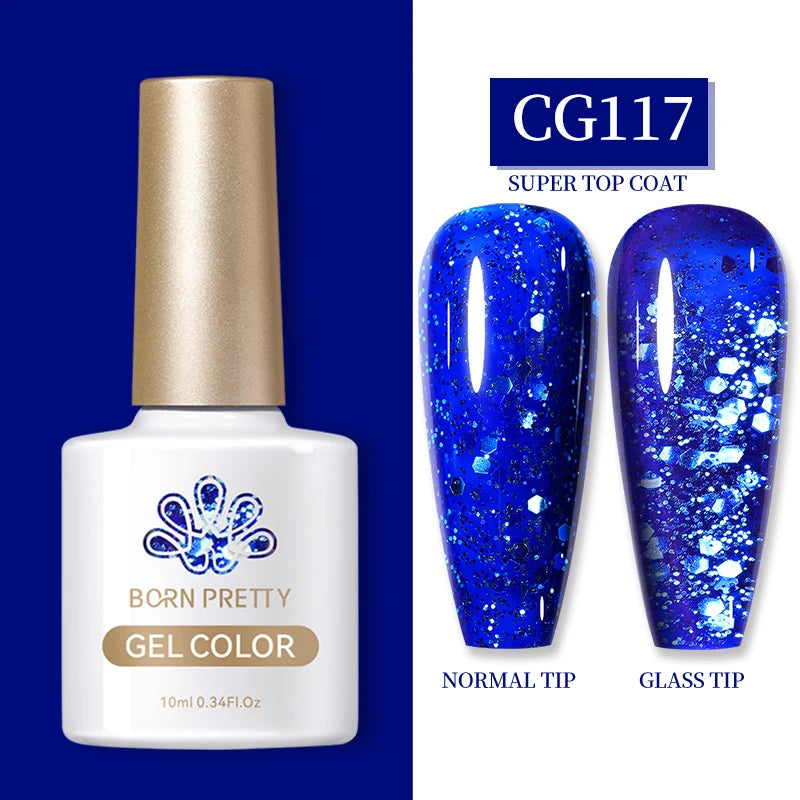 Esmalte Semi-Permanente con Glitter - 10ml