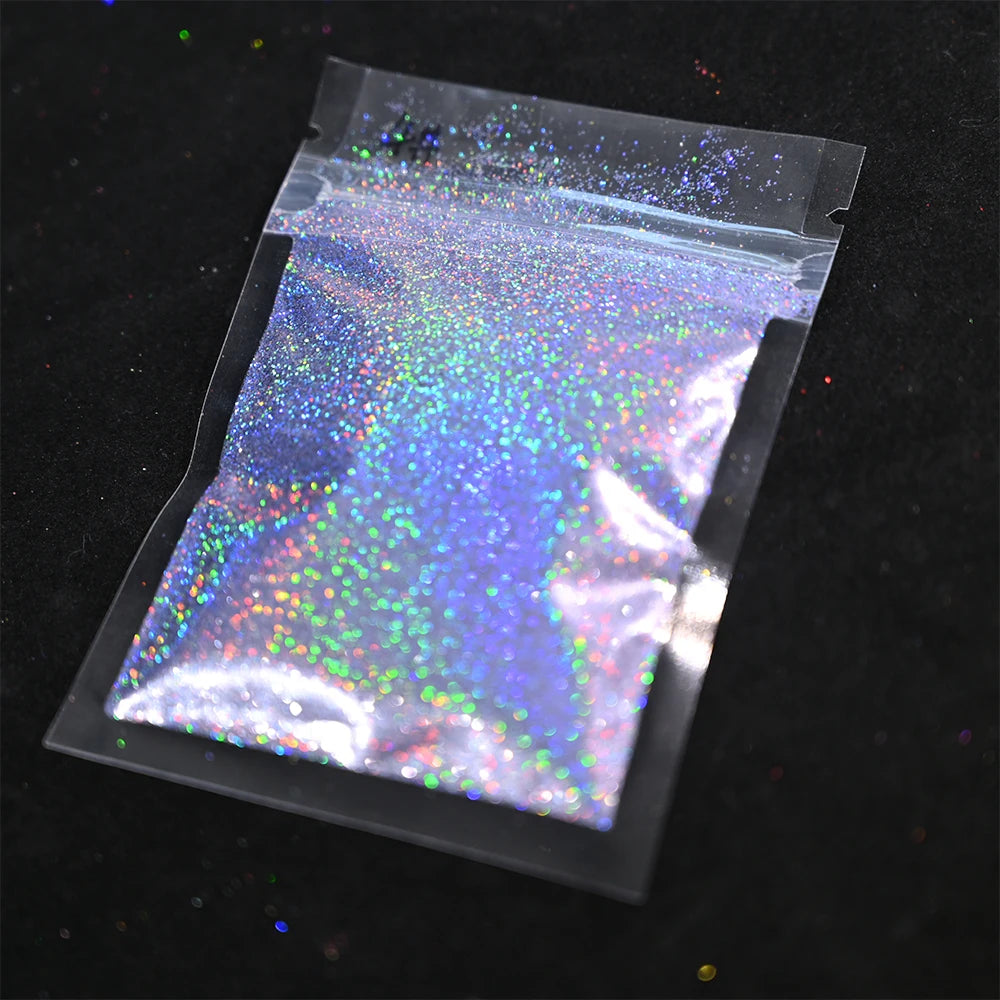 Holographic Glitter Powder for Nails – 5g Bag