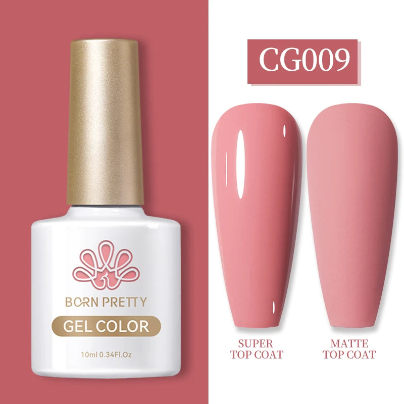 Semi-Permanent Solid Color Gel Nail Polish - 10ml