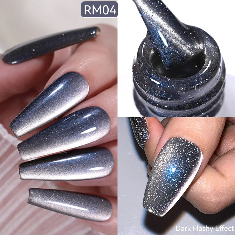 Reflective Moonlight Cat Eye Effect Nail Polish - 10ml