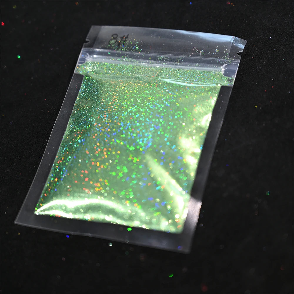 Holographic Glitter Powder for Nails – 5g Bag